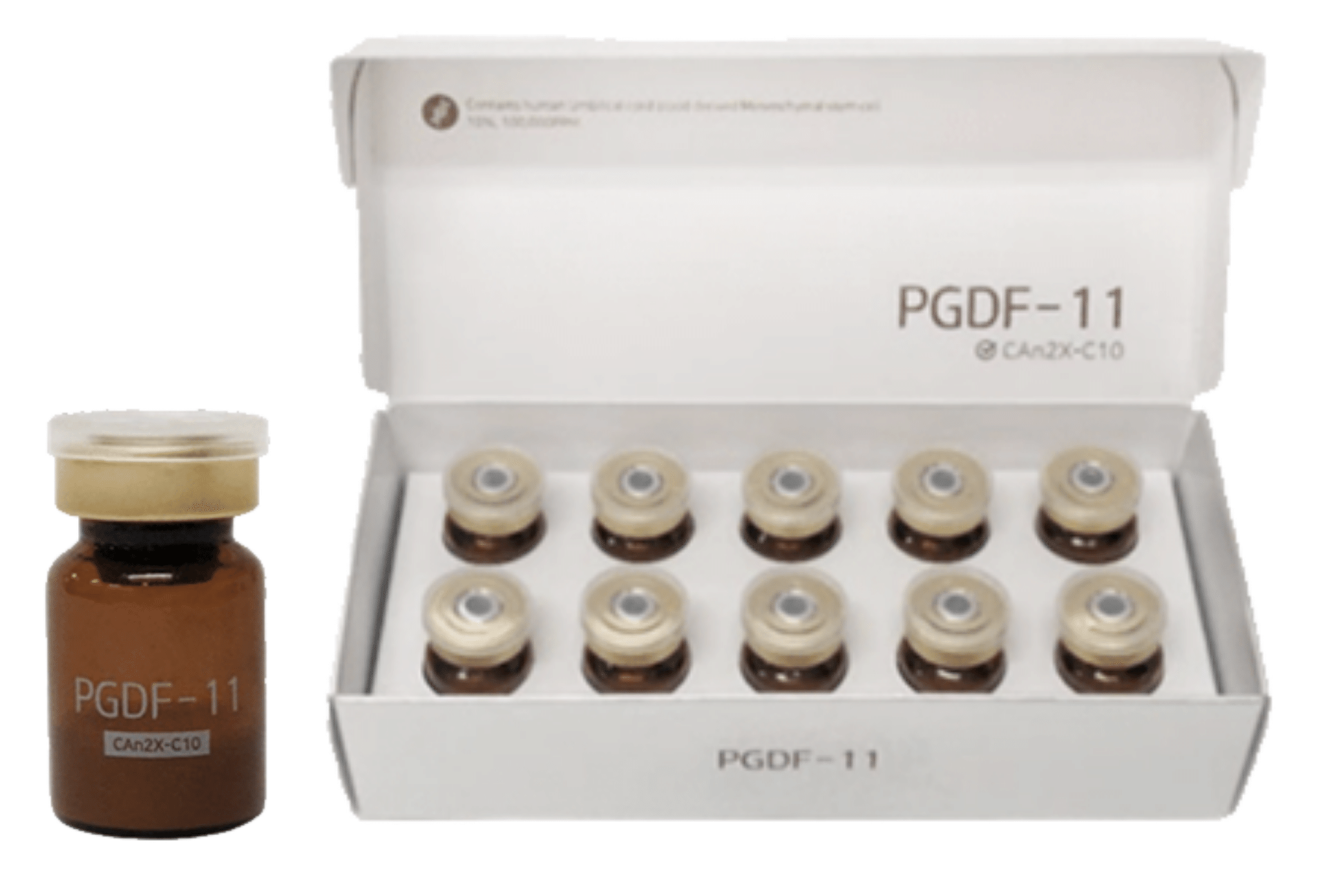 ヒアルロン酸+幹細胞上清液（PGDF-11）